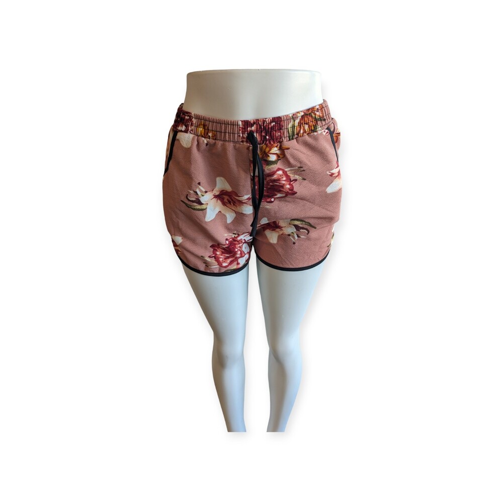 Womens Extra Belleza Athletic Floral Shorts M